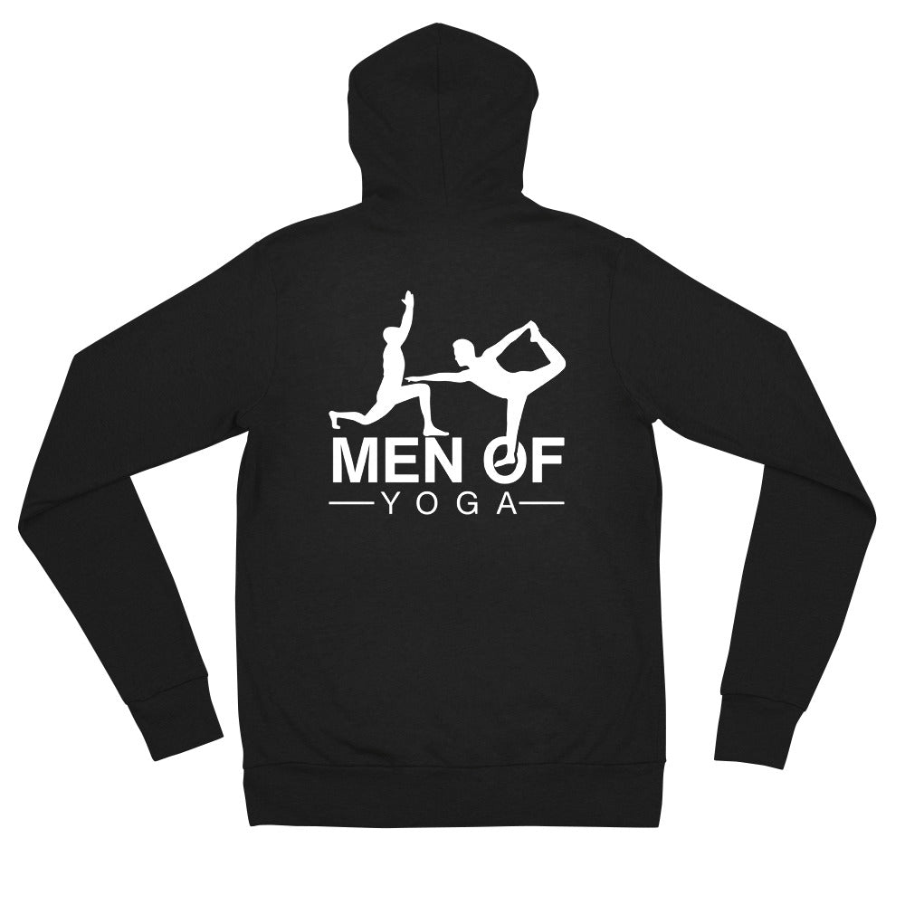 Men of Yoga Unisex zip hoodie
