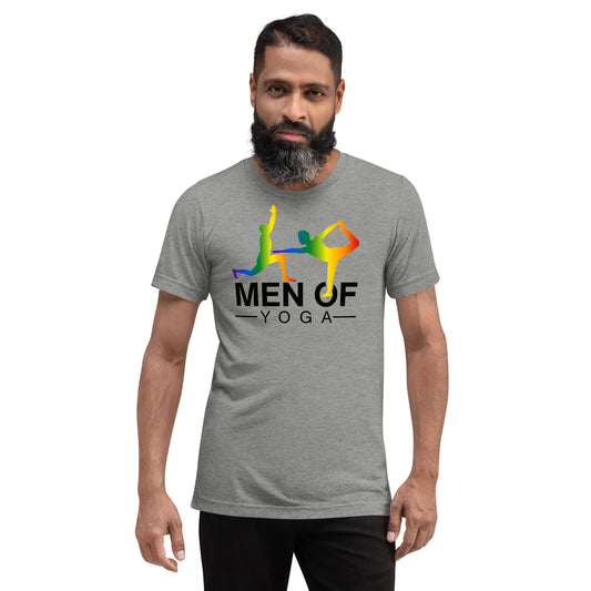 Men of Yoga Rainbow Short sleeve t-shirt